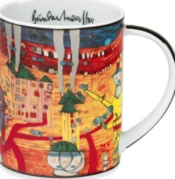 4 Becher »Magic Mugs 2021« im Set nach Hundertwasser