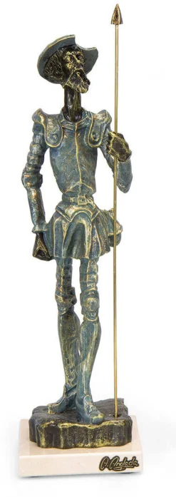 Angeles Anglada: Skulpturenset »Don Quijote und Sancho Panza en Burro«