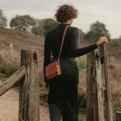 Apfelledertasche »Audrey Mini«