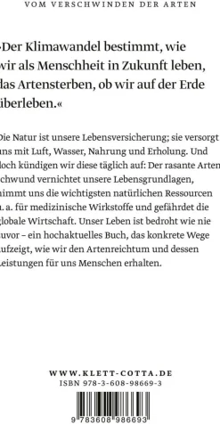 Bauer, Friederike: Vom Verschwinden der Arten