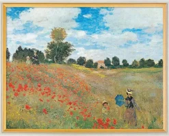 Bild »Mohnfeld bei Argenteuil«, gerahmt
