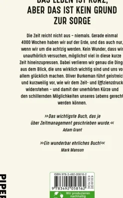 Burkeman, Oliver: 4000 Wochen