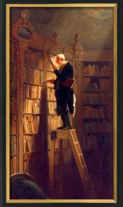 Carl Spitzweg: Bild »Der Bücherwurm« (um 1850)