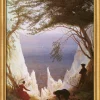 Caspar David Friedrich: Bild »Kreidefelsen auf Rügen« (1818), gerahmt