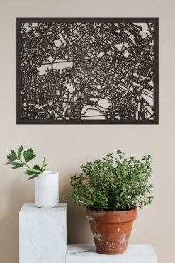 Citymap »Berlin« aus Holz