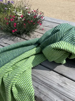 CORBEZZOLI!® Baumwolldecke »Diagonale«