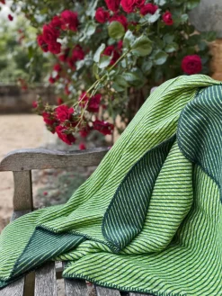 CORBEZZOLI!® Baumwolldecke »Diagonale«