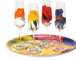 Emil Nolde: 4-teiliges Sektgläserset »Sommerblumen«