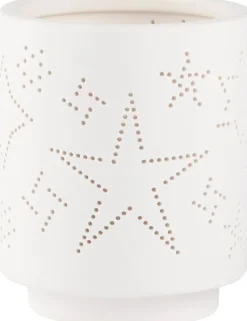 3er Teelicht-Set aus Porzellan