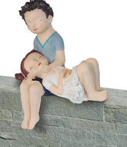 Gartenskulptur »Kantenhocker-Paar Emma und Paul«