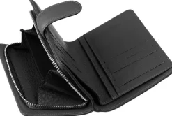 Geldbörse mit Druckknopfverschluss und Zip