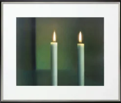 Gerhard Richter: Bild »Zwei Kerzen« (1982), DIE ZEIT Exklusiv Rahmung