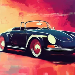 Holger Mühlbauer-Gardemin: ​ Bild »Porsche 356 Speedster« (2022)