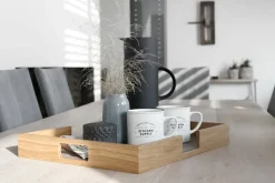 Holztablett mit Filz