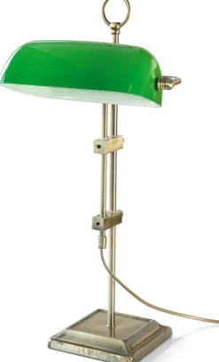 Jugendstil-Leuchte / Bankers Lamp »Emeralite«