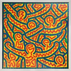 Keith Haring: ​ Bild »Untitled 1989«, gerahmt​