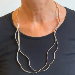 Kette »Bogen« in Silber