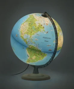 Kinder-Leuchtglobus Atmosphere Family silver 2.0