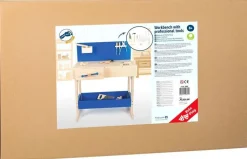 Kinderwerkbank mit echtem Werkzeug