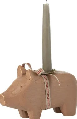 Kleiner Kerzenhalter »Schwein«