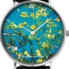 Künstler-Armbanduhr »Blühende Mandelbaumzweige« nach van Gogh