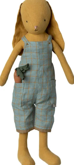 Kuscheltier Hase mit Overall