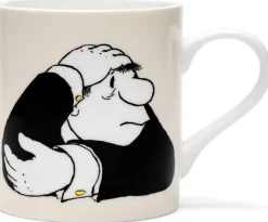 Loriot: ​ 2 Becher mit Künstlermotiven »Der Denker« &amp; »Herr im Sessel« im Set