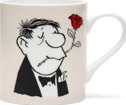 Loriot: ​ 2 Becher mit Künstlermotiven »Rosenkavalier« &amp; »Conférencier« im Set, Porzellan​