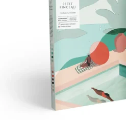 Malen-nach-Zahlen-Set »St. Barthélémy« von Léa Morichon