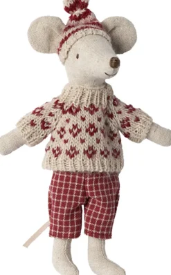 Mama Wintermaus mit Skiset