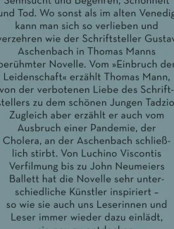 Mann, Thomas: Der Tod in Venedig