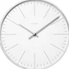 »Max Bill« Funk-Wanduhr mit Strich-Zifferblatt von Junghans