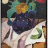 Modersohn-Becker, Paula: »Stillleben mit Tulpen in blauem Topf«
