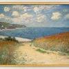 Monet: »Strandweg zwischen den Weizenfeldern« (1882), gerahmt