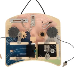 Motorikbrett Schlösser und Rotation