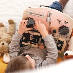 Motorikbrett Schlösser und Rotation