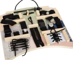 Motorikbrett Verschlüsse und Befestigung