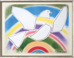 Picasso: »Fliegende Taube im Regenbogen«