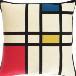 Piet Mondrian: Kissenhülle »Komposition II in Rot, Blau und Gelb«