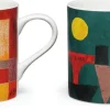 Porzellan-Becher mit Künstlermotiven im Set nach Klee