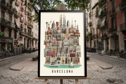 Poster »Barcelona«