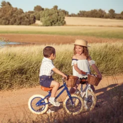 Retro-Laufrad mit Körbchen