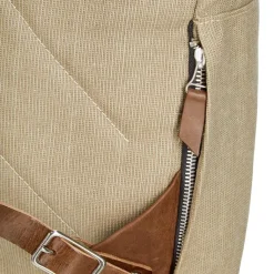 Rolltop-Rucksack aus Segeltuch