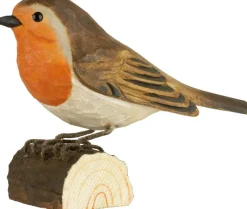 Rotkehlchen aus Holz