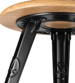 Rowac-Schemel »Eiche Mattschwarz«