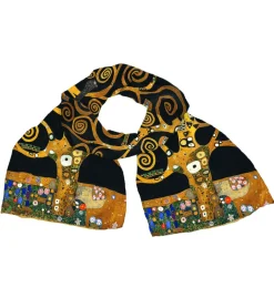 Seidenschal »Lebensbaum«, nach Gustav Klimt