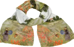 Seidenschal »Les coquelicots à Argenteuil«, nach Claude Monet