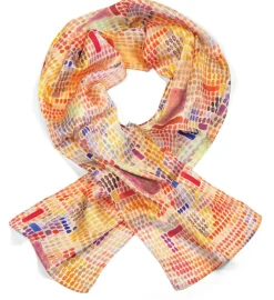 Seidenschal »Mit dem Eingang« nach Klee