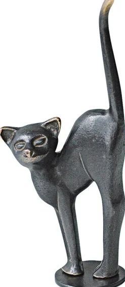 Stark, Kerstin: »Katze mit Buckel«, Bronze