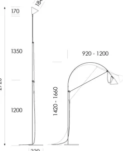 Stehlampe »AYNO« Silk